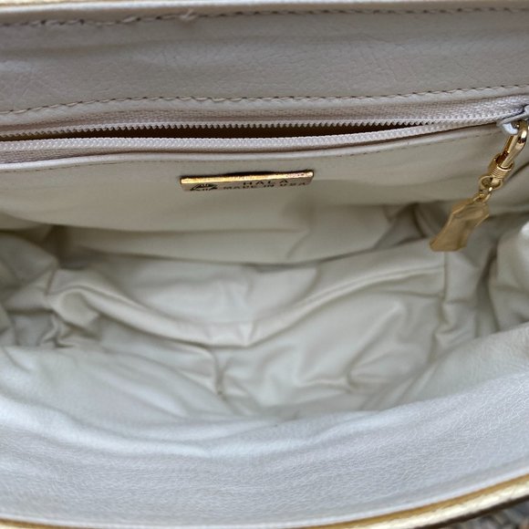 Vintage 80's HALA Gold Metallic Shoulder Bag Purse - Picture 12 of 15